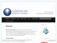 Tablet Screenshot of carrigalinebaptist.org